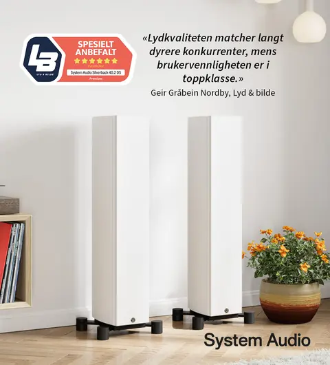 System Audio Silverback 40.2 DS strålende test Lyd og bilde